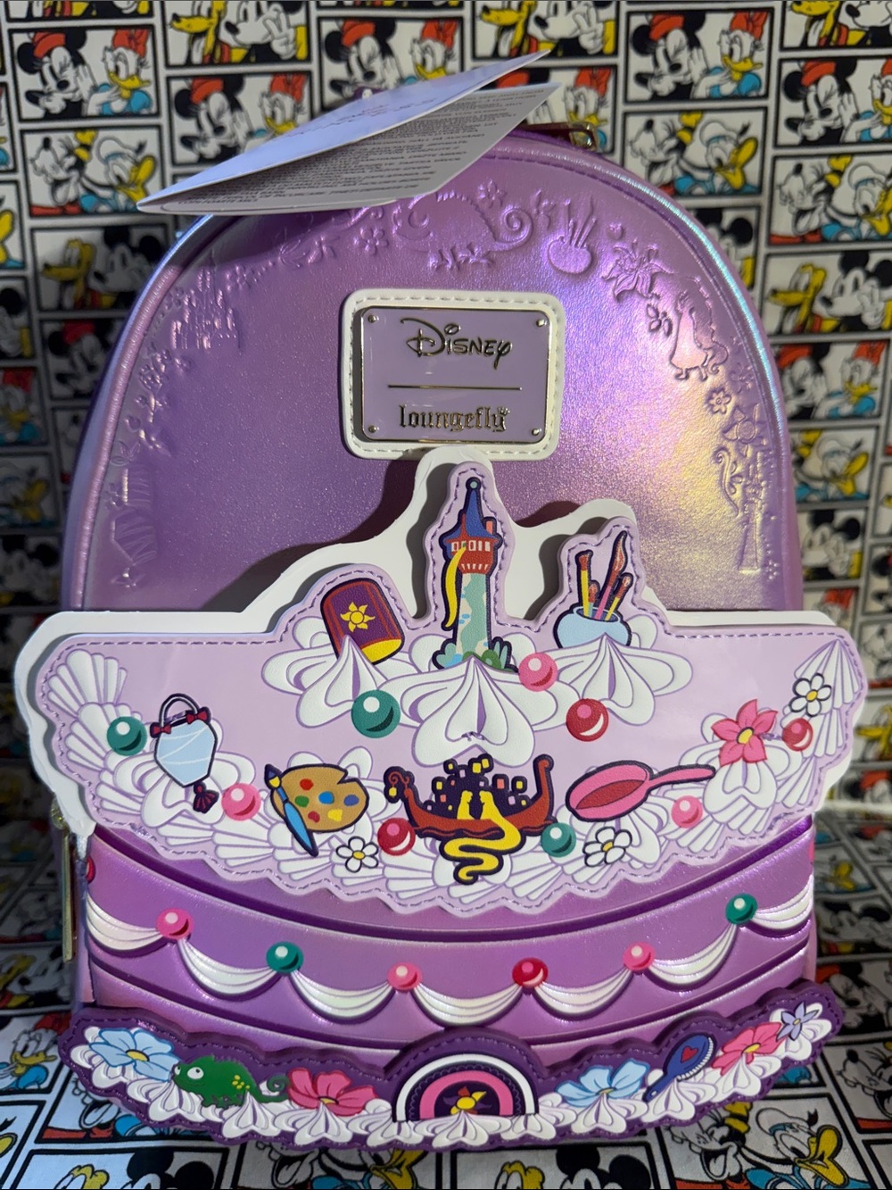 Loungefly Disney Princess Rapunzel Tangled Cake Mini Backpack 2026NEW W/TAGS